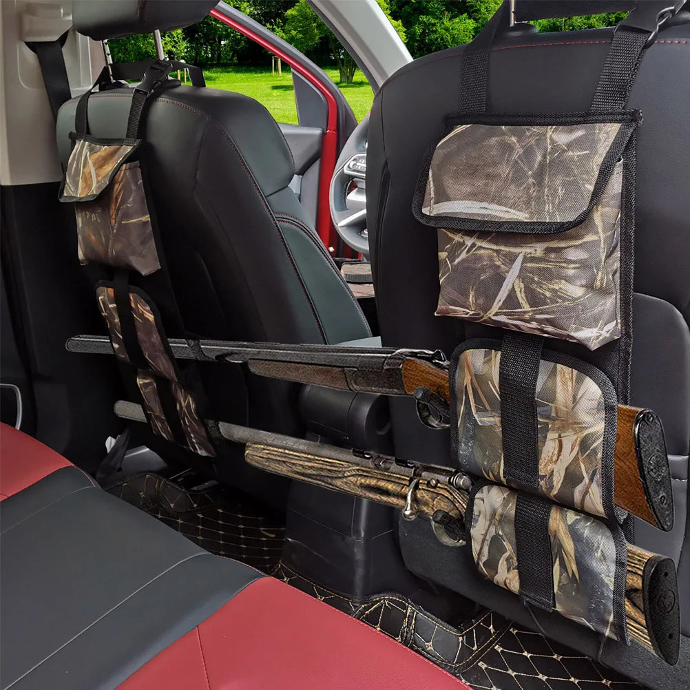 Car Backseat Gun Sling Rack Holder Portable Rifle Hanging Belt for Cars Trucks Organizer Storage Bag 2pcs/set