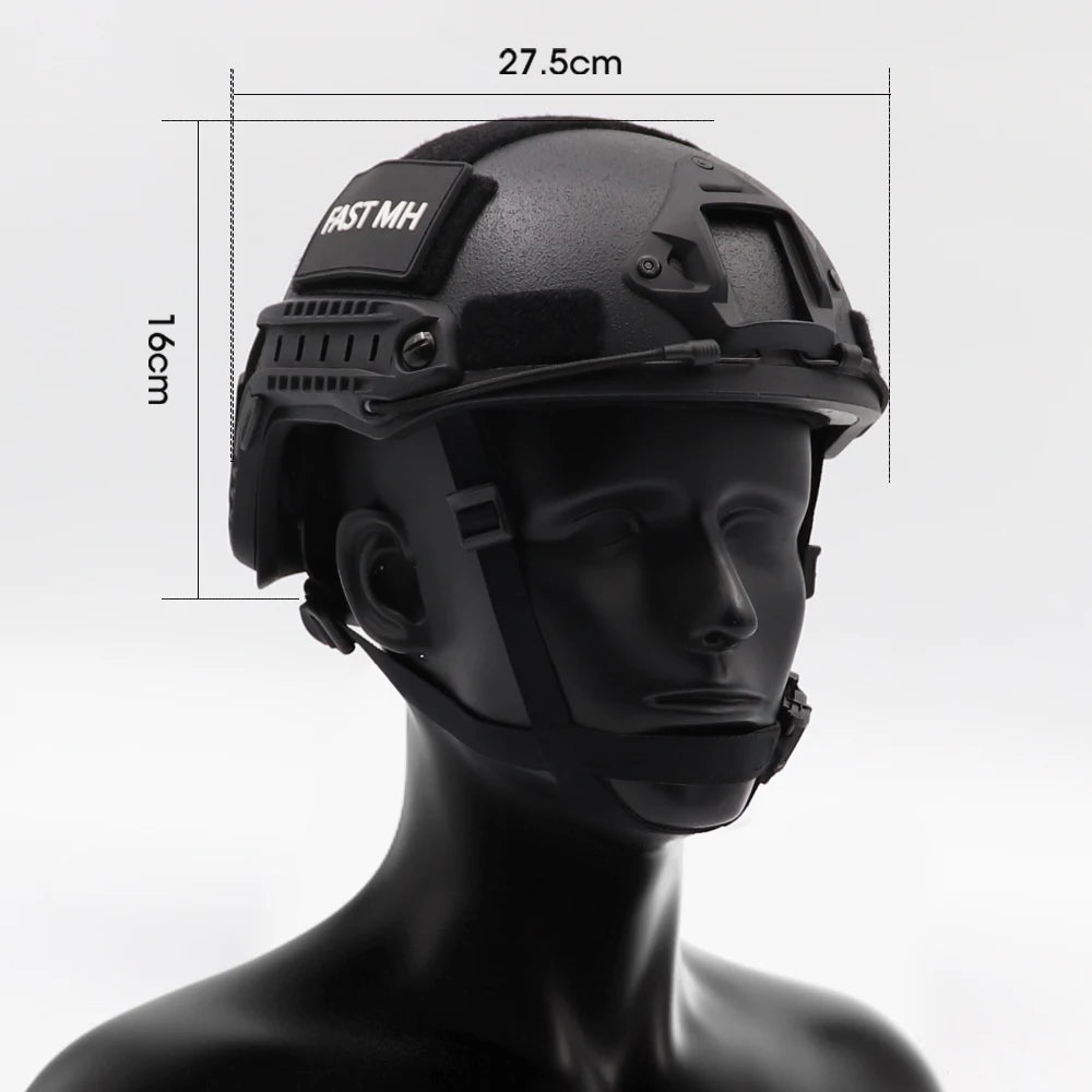 Military acsesory Fast fiberglass tactical helmet 1.5kg standard cross-border thickening  suspension security training
