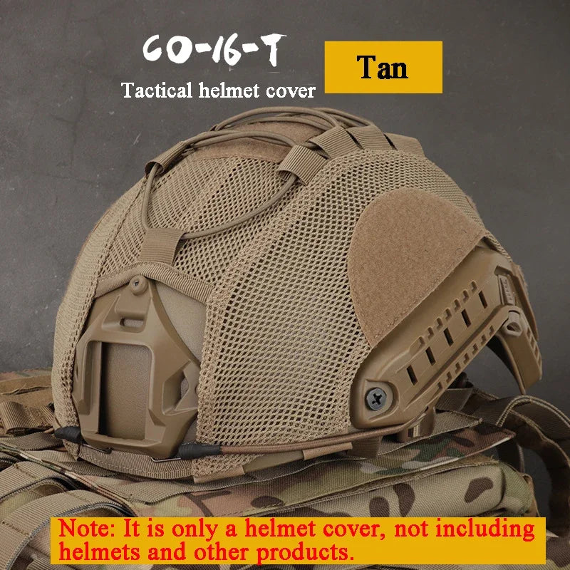 Tactical Helmet Cover for Fast Helmets Accessories Airsoft Paintball Hunting Shooting CS Game