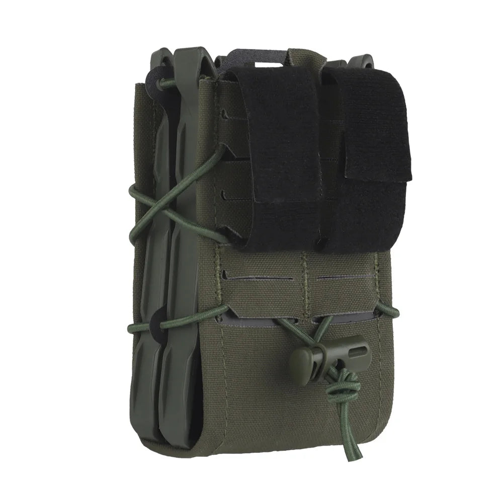 OPHIDIANTAC M4 M14 M16 AR15 G36 Mag Pouch Double Magazine Pouch  Rifle Magazine Holder MOLLE Belt Attach Mag Bags