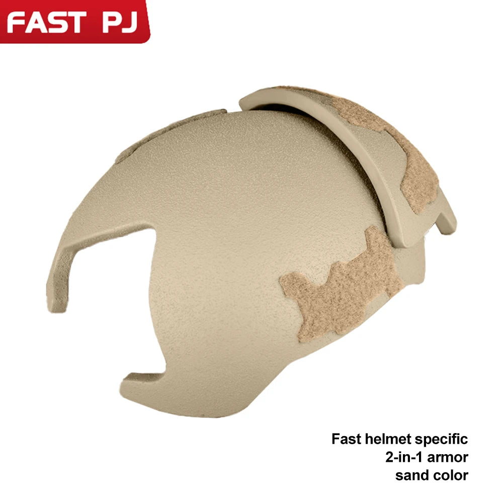 FTHS Series FAST Helmet - NIJ IIIA Level PE Fiber Shell | 2-in-1 Reassembly Bulletproof | Civilian Military-Style Accessory