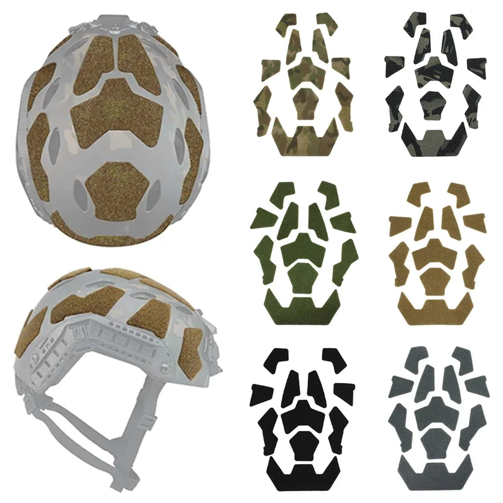 FAST Helmet Magic Sticker 11Pcs Hunting CS Helmet Patches Hook and Loop Sticky for FAST Helmet 11Pcs Set Helmets Accessories