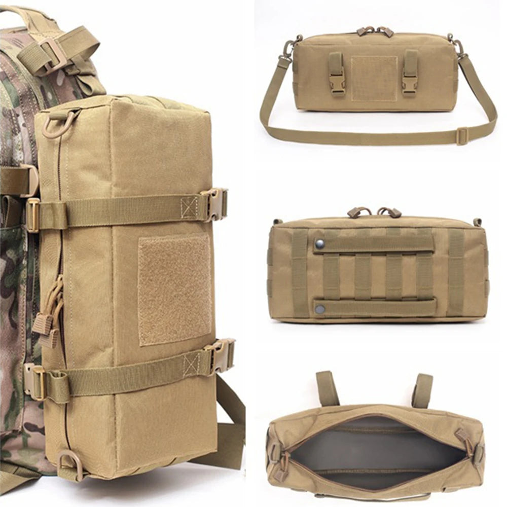 Tactical MOLLE Multi-Purpose Camping Storage Bag Outdoor Gear Bag Suitable for Hiking Fishing Mountain Climbing And More