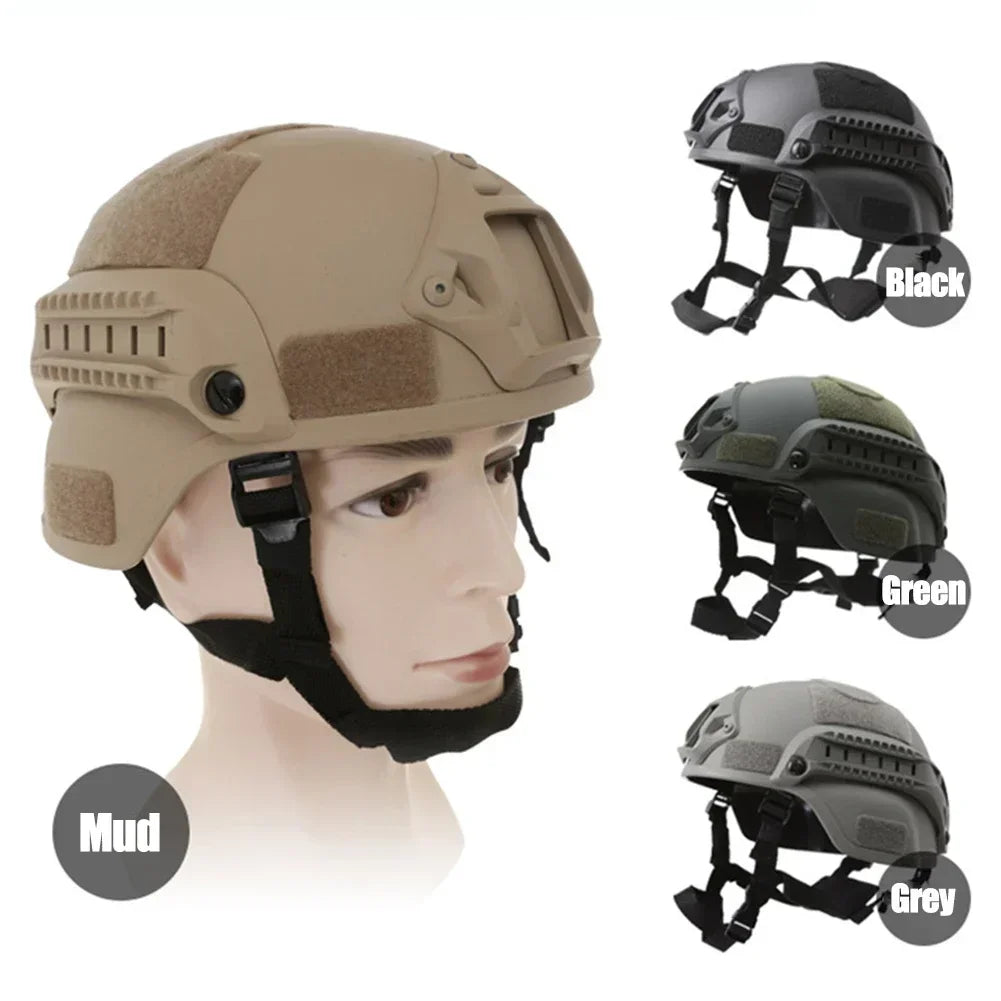 Hot Sell Tactical Helmet Outdoor Helmet Outdoor Hunting War Game Protective Helmet Gear Sports Helmet
