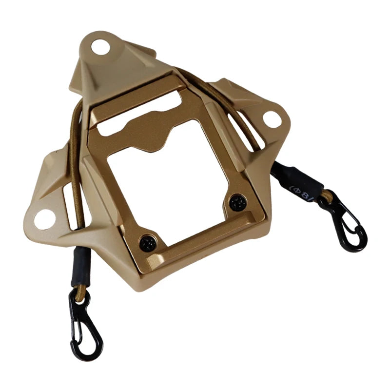 BOOIU Tactical Helmet Bracket Adapter with Hook Rope NVG Bracket Adapter Is Suitable For Fast Michaf Wendy Helmet Accessories