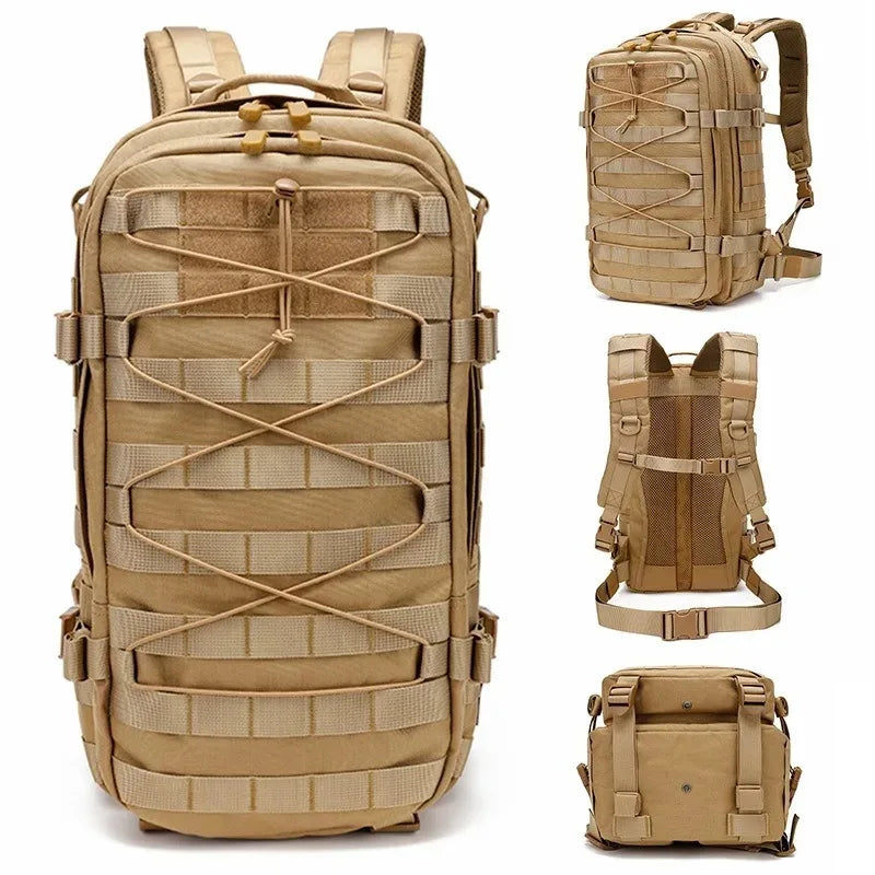 Men's Waterproof Tactical Backpack Outdoor Sports Mountaineering Hiking Bag Multifunctional Tactical Bag