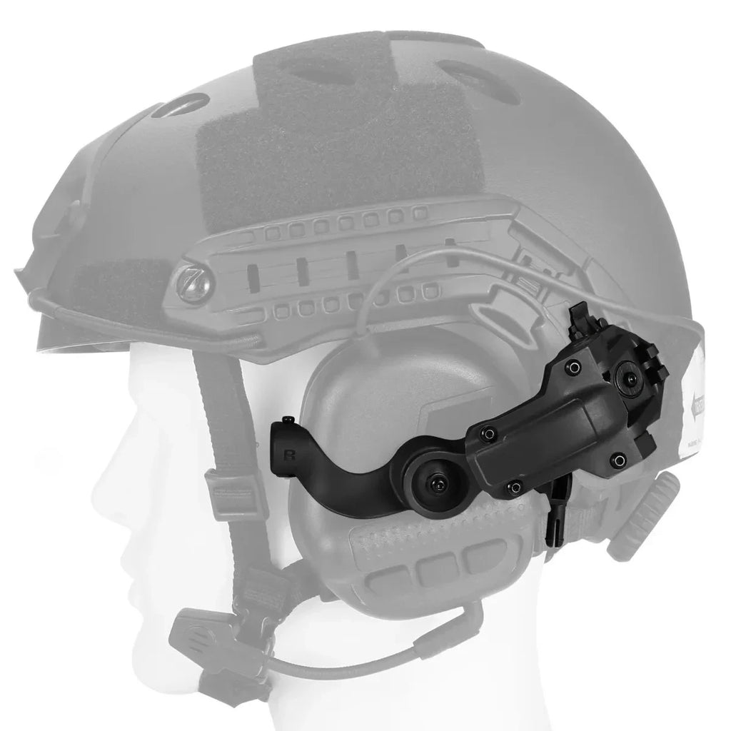 Tactical Headset Bracket Rail Mount Kit ARC Helmet Rail Adapter For OPS Core ARC and Team Wendy M-LOK Rails Headphone Brackets