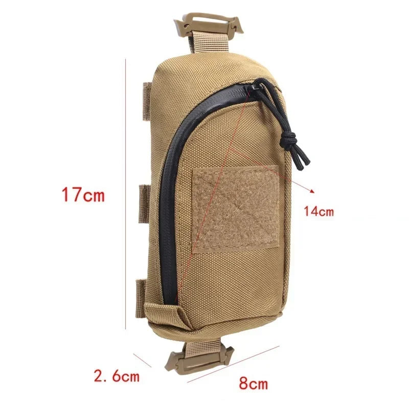Tactical Molle Bag Backpack Shoulder Strap Accessory Pouch Multifunctional Hunting EDC Tool Pockets Small Compact Pouch