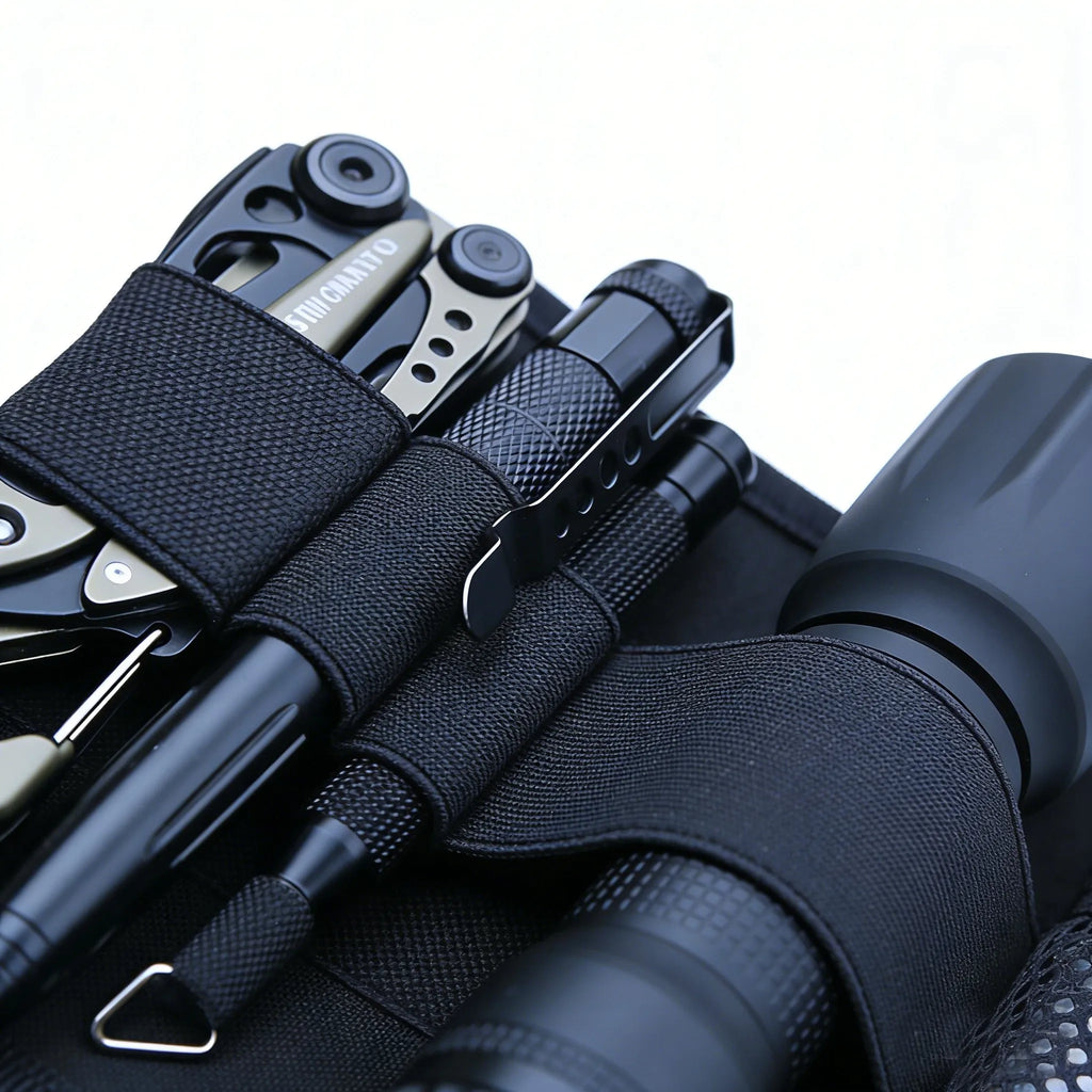 Modular Hook Loop Panel EDC Organizer - Inner Separation Pouch for Backpack Vest Hunting Accessories Utility Tools & Equipment