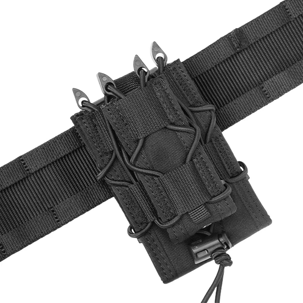 OPHIDIANTAC 2 Inch Outdoor Belt Quick Release Metal Buckle MOLLE Webbing Belt Men Hunting Sport Waist Belt Nylon Utility Belt