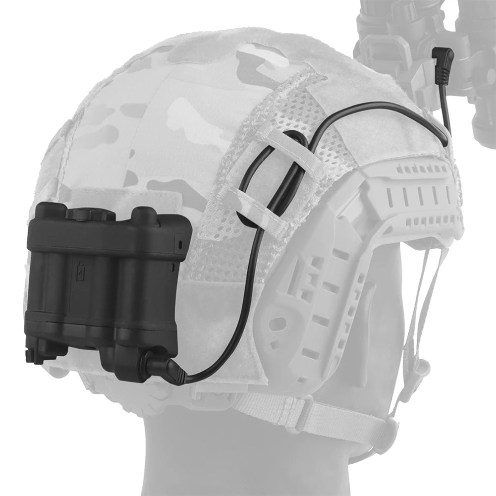 Battery Box Retention System Helmet Accessories Adjustable Helmet NVG Battery Pouch Dummy Model for AN/PVS31 Battery Case