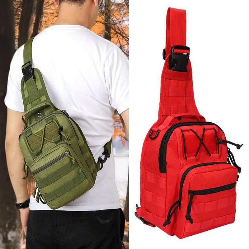 Outdoor Tactical Shoulder Bag EDC Sport Bag Pack Hiking Camping Shoulder Backpack for Hunting Pack
