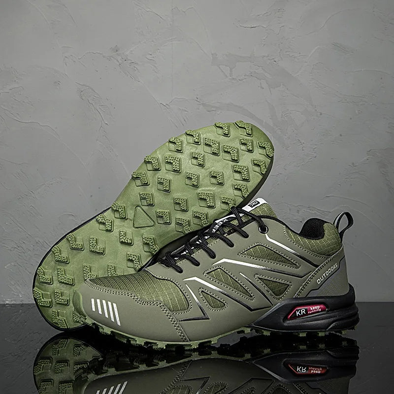 Men's Hiking Shoes All-terrain Sports Shoes Waterproof Non-slip Hiking Shoes Camping Shoes Hunting Tactical Boots Men's Bicycles
