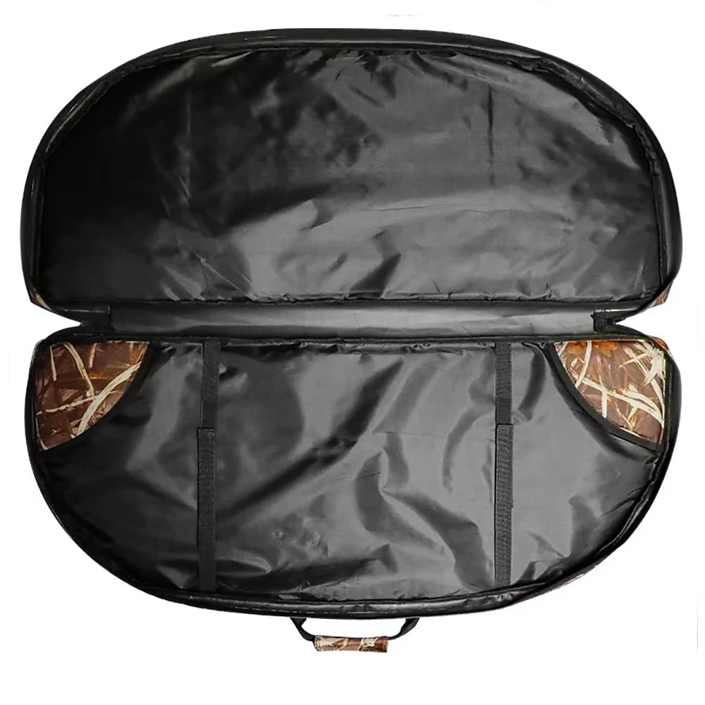 Archery Soft Lightweight Bow Case Cover Storage Bag Sling Backpack with Arrows Pocket Pouch for Hunting Compound Recurve Bow