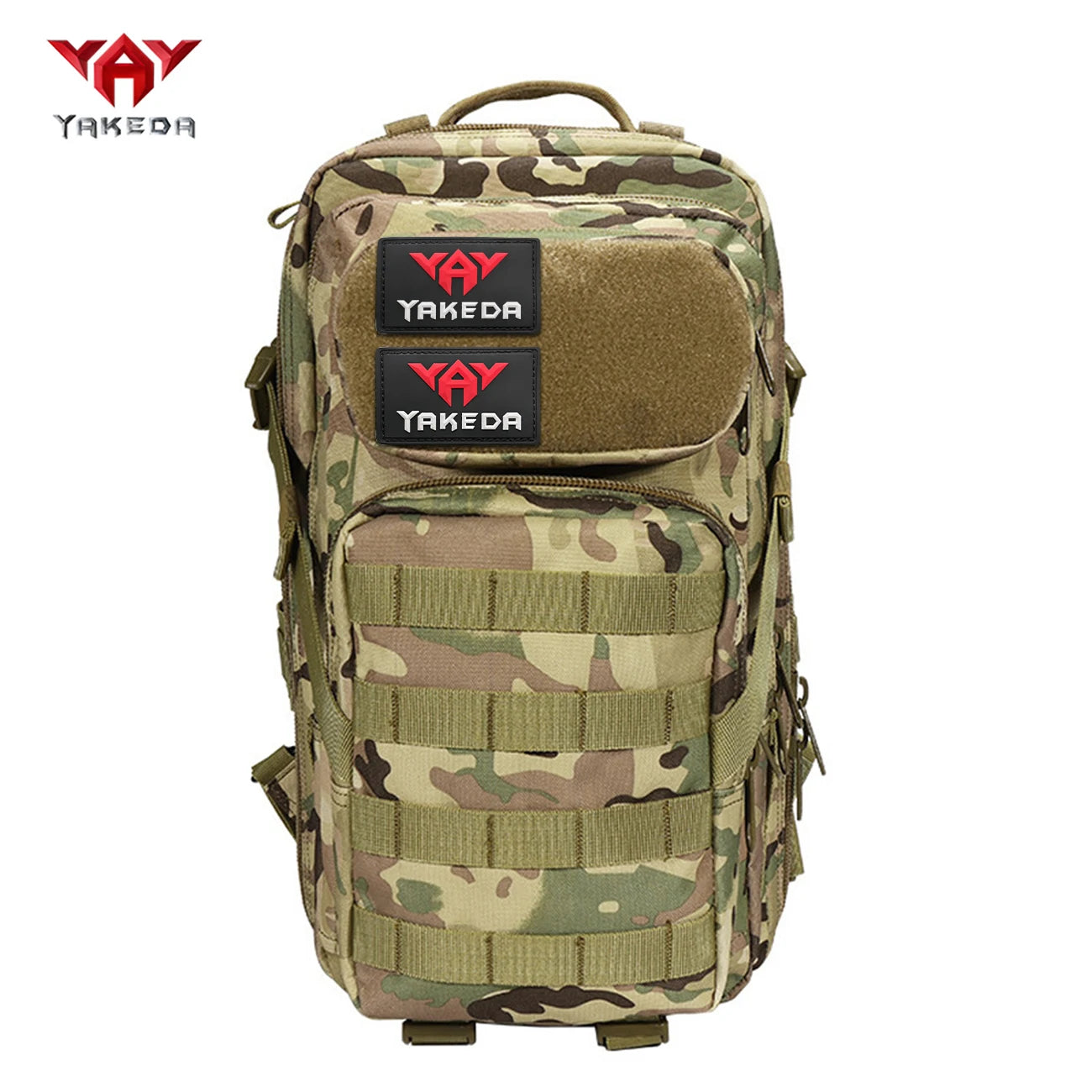 YAKEDA 30L multifunctional outdoor backpack with large capacity and multi compartment design, adjustable chest buckle