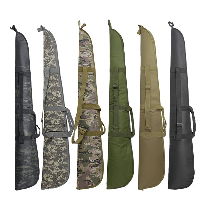 128cm Tactical Long Gun Bag Outdoor Hunting Training Equipment Gun Bag Protective Cover Nylon Airgun Leather Cover