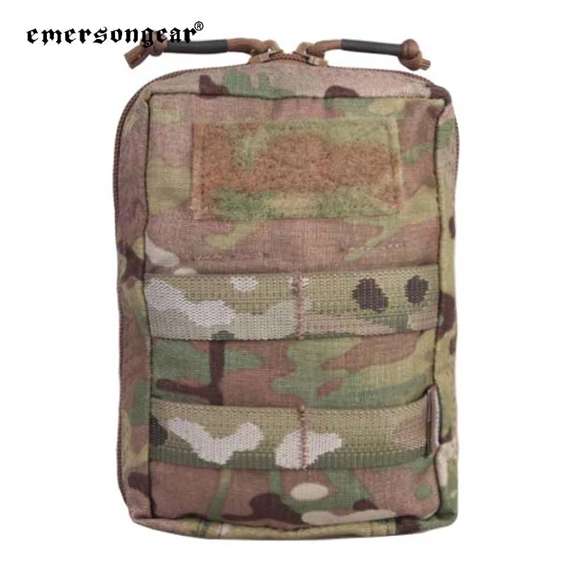 Emersongear 18x12.5x7cm Utility Pouch MOLLE Zip EDC Tool Bag Pocket Holder Airsoft Hunting Hiking Milsim Waist Panel