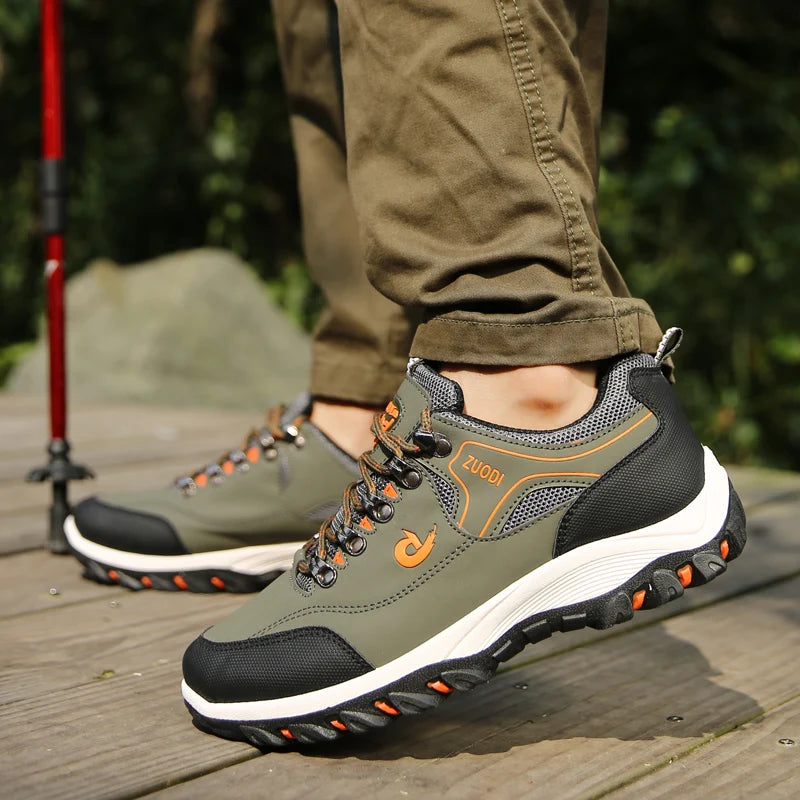Outdoor Hiking Shoes Men EVA Soft-Soled Casual Sports Shoes Hiking Training Shoes Men Camping Jogging Hiking Shoes Large Size 50