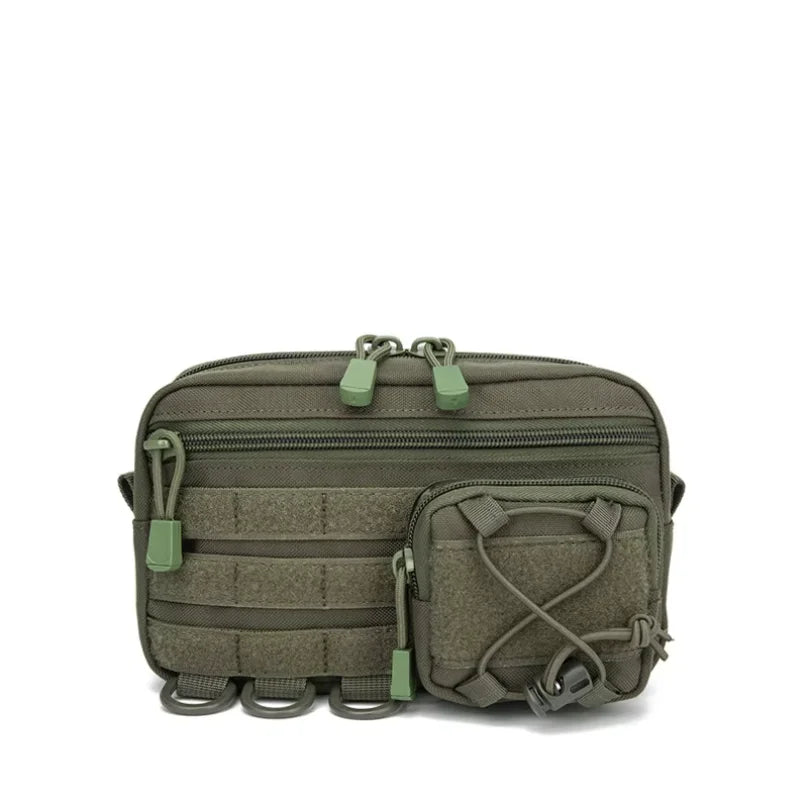 1000D EDC Pouch Molle Organizer Bag Utility EDC Tool Pouch Horizontal Modular Pouch Ooudoor Waist Pack EMT Hunting Fanny Pack
