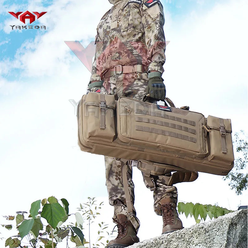 YAKEDA Brand Multifunctional Hunting Bag Backpack Handbag Crossbody Bag Shoulder Bag Camouflage Backpack Fishing Backpack