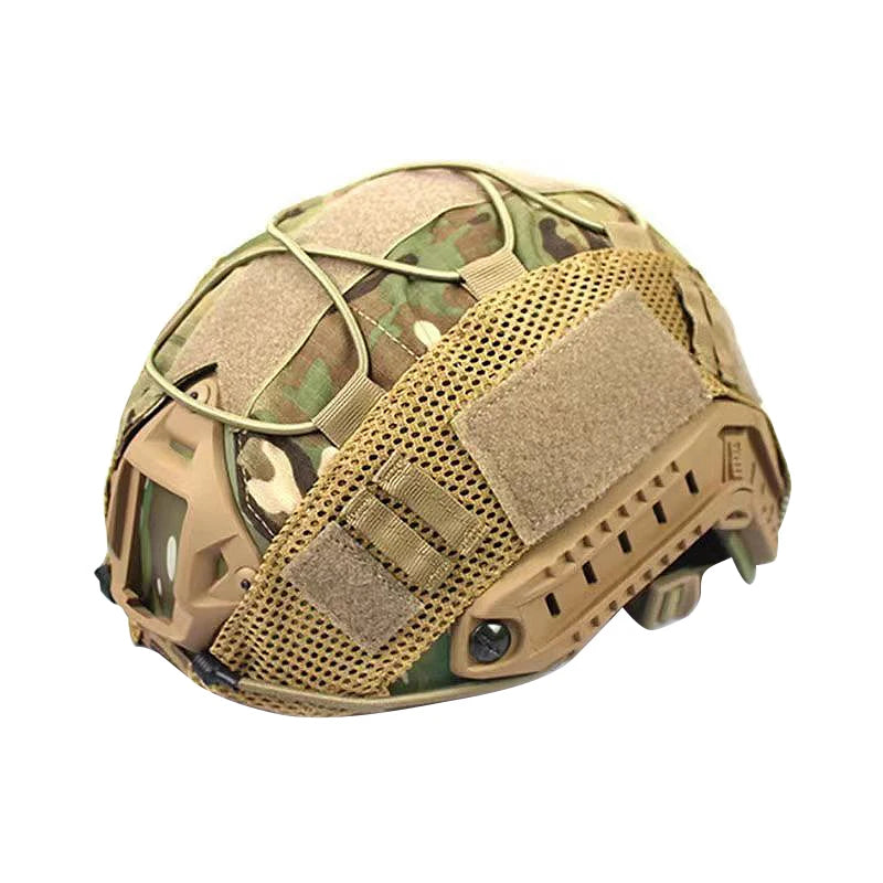 BOOIU Tactical Fast Mich Helmet Cover PJ MH BJ Helmet Cover Air Gun Hunting Helmet Fabric CS War Game Sports Helmet Cover