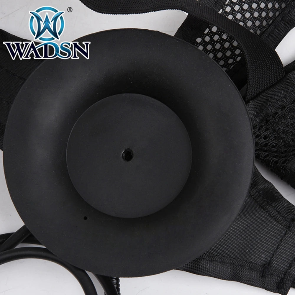 WADSN Airsoft Adjust Headband Headset with U94 PTT Kenwood Plug Softair Tactical Hunting Shooting Military Headphone