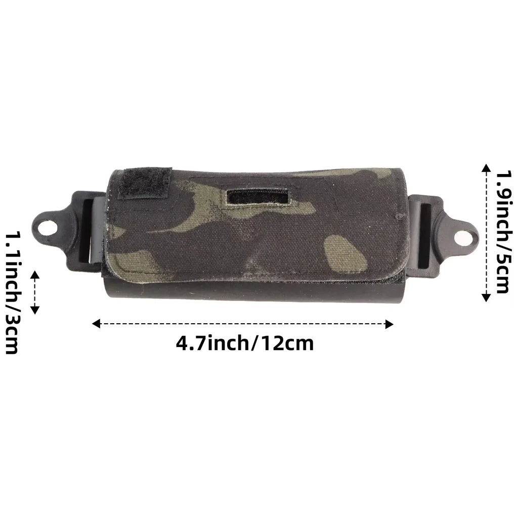 Tactical Helmet Counterbalance Bag Airsoft NVG Counterweight Pouch with Five Blocks Fast OPS Weight Bag for Headgear