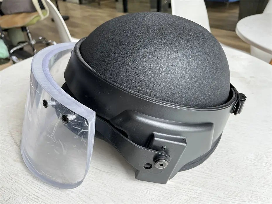 Detachable Ballistic Visor NIJ IIIA Bulletproof Mask for PASGT M88 MICH ACH Bulletproof Helmets - Enhanced Safety Gear