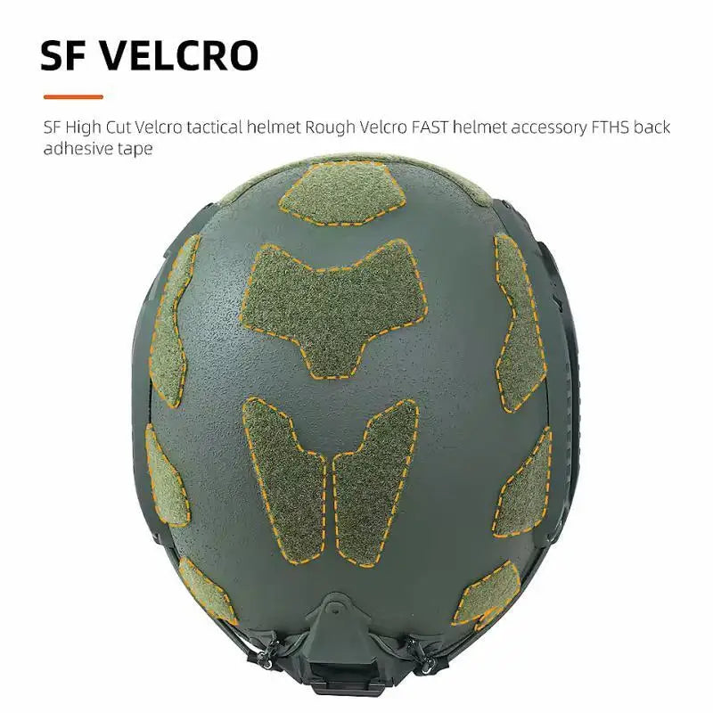 FAST Tactical Helmet FRP Velcro Ballistic Helmet High Cut Wendy Suspension With Double-Lineed Adjustable Knob Ballistic Helmet