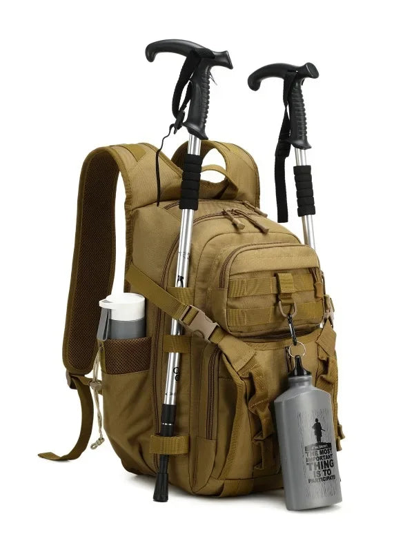 Fishing Lure Rod Luggage Camping Mountaineering Backpack Hunting Multi-functional Military Tactical Fishing Shoulder Bag Men