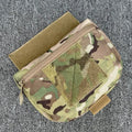 Tactical Plate Carrier Pouch MK3 MK4 Hanging Drop Pouch Chest Rig Vest EDC Combat Gear Abdominal Waist Pouch Multicam