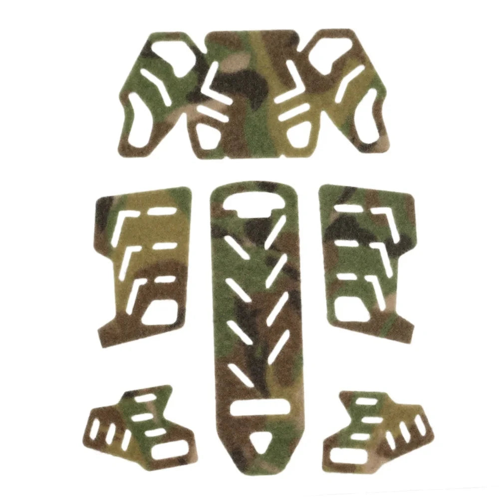 6pcs/Set Tactical WENDY Helmet Magic Sticker Helmet Patches Hook Loop Fastener Sticky Wendy Helmet Accessories