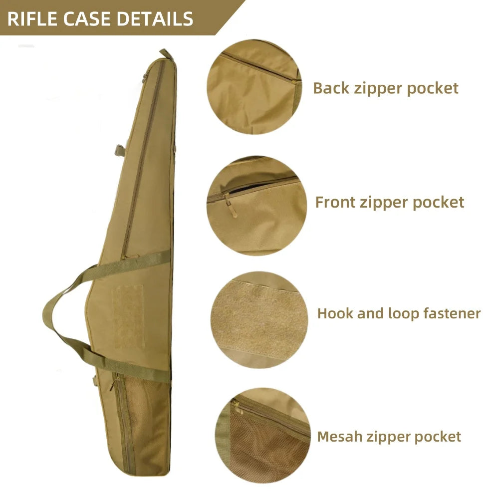 Tactical Gun Bag Rifle Long Gun Pouch Outdoor Sport Hunting Concealed Carry Portable Long Gun Protection Case Hunting Accessorie