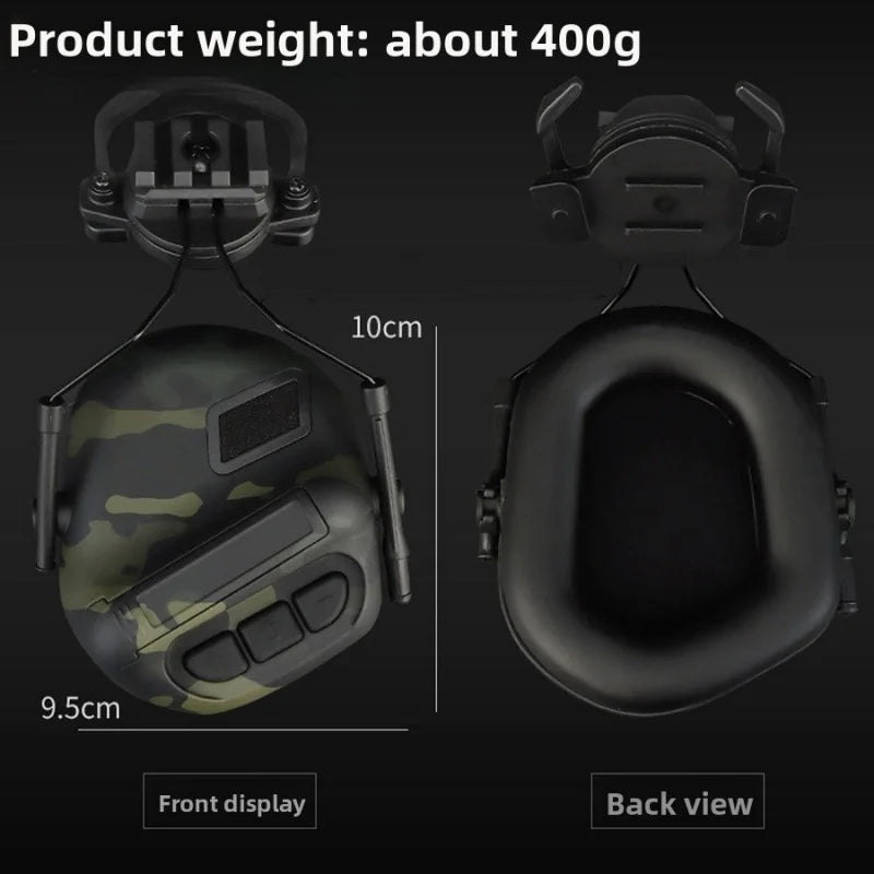 5th Gen Movement Tactical Helmet Ox Horn Bracket Communication Noise Reduction Headset Set Without Pickup