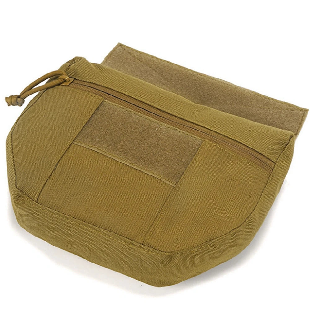 Plate Carrier Accessories Tactical Drop Dangler Pouch Sub Abdominal Carrying Kit Bag Hook-Loop Add-on Dump Pouch for Molle Vest