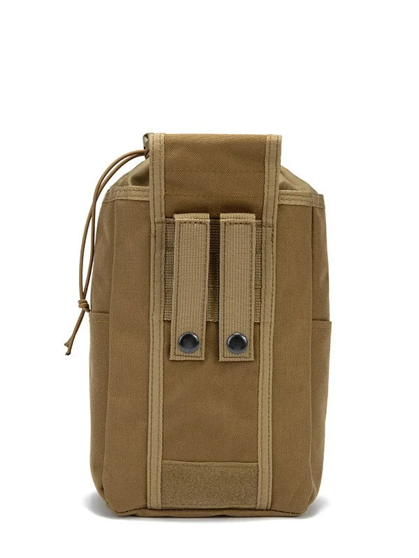 Tactical Foldable Waist Bag Storage Bag Molle Outdoor Sports Waterproof Mountaineering Bag Ammo Pouch Drawstring Recycling Bag