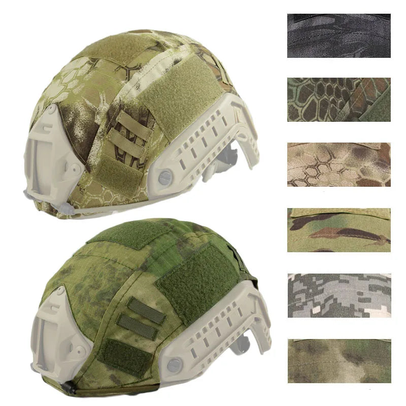 Tactical Helmet Cover Multicam Airsoft FAST Helmet Cloth for BJ/PJ/MH Style Helmet Paintball Wargame Gear Helmets Accessories