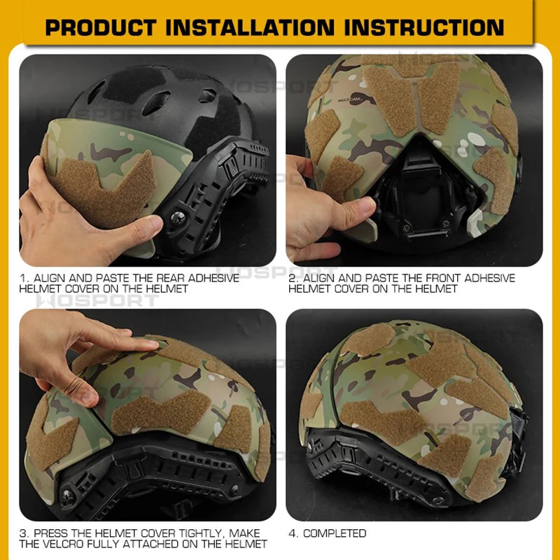 Fast Helmet Accessories FAST SF Helmet Veneer Reinforced Thickening Protective Plates Guard Plates Helmet Protector