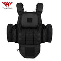 YAKEDA Five Piece Equipment Bag Training Vest, Detachable and Expandable, Waterproof, Wear-Resistant and Tear Resistant