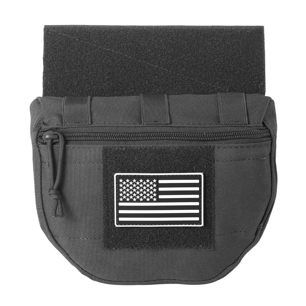 MOLLE Training Tool Bag Concealed Outdoor Tank Top Expansion Bag (Including US Flag)