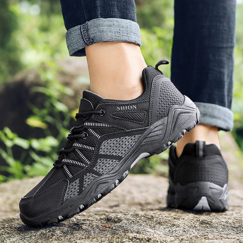 Men's Hiking Shoes Outdoor Wear-resistant Hiking Sports Shoes All-terrain Sports Shoes Men's Hiking And Hunting Tactical Shoes