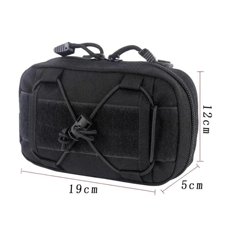 New Molle Waist Bag Tactical Medical First Aid Pouch Tool Gadget Pouch Outdoor Sports Hunting Bag Backpack Vest Accessories Bag