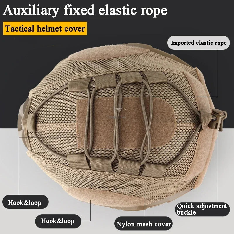 Tactical Helmet Cover for Fast Helmets Accessories Airsoft Paintball Hunting Shooting CS Game