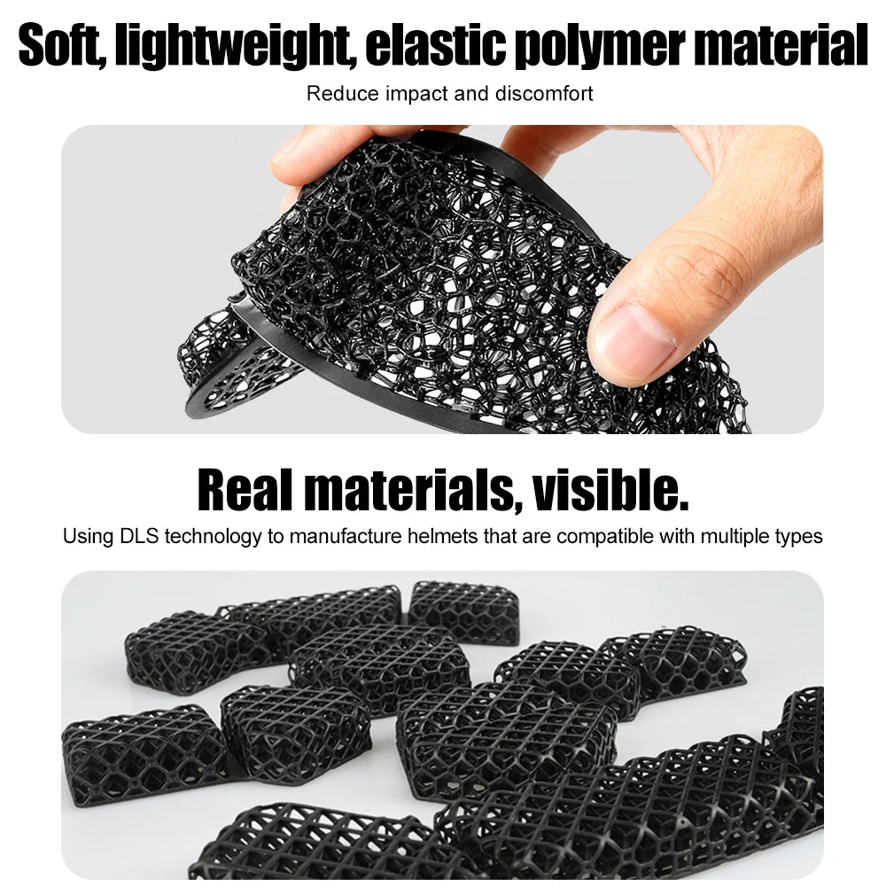 3D Printed Universal Tactical Helmet Liner - Polymer Honeycomb | Breathable, Waterproof & Shock-Absorbing Foam Pad