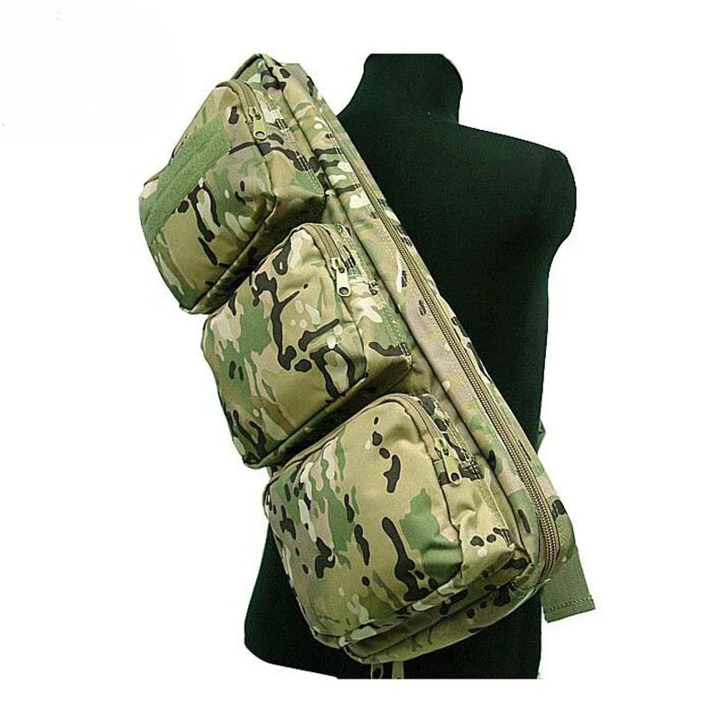 Tactical Gun Bag Backpack for Outdoor Hunting MP5 Handheld Multifunctional Camouflage Fishing Gear Hunting Bags