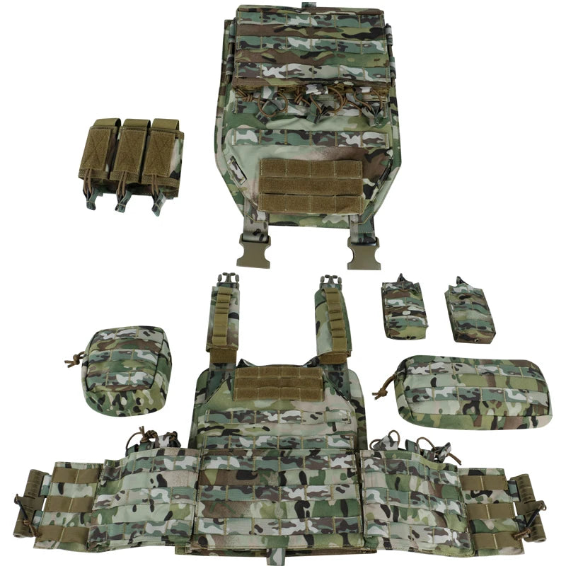 ARTEX8071 quick-release tactical vests, outdoor military enthusiast equipment, training protection plates