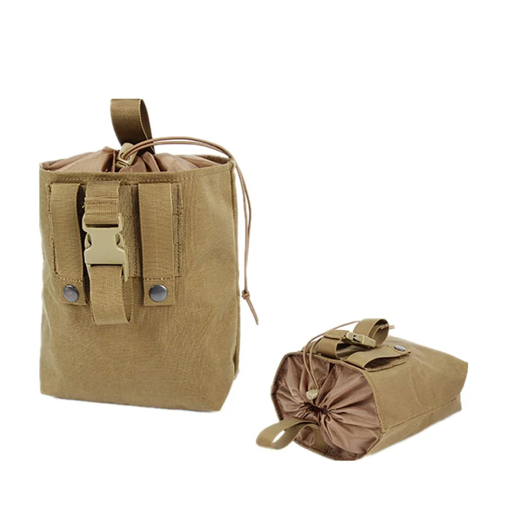 Molle Folding Tactical Magazine Dump Drop Pouch Hunting EDC Bag Foldable Utility Recovery