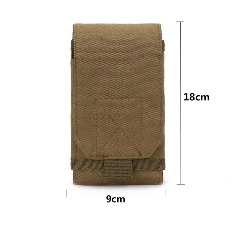 Outdoor Camo Bag  Phone Holder Sport Waist Belt Case Waterproof Nylon EDC Sport Hunting Camo Bags in Backpack