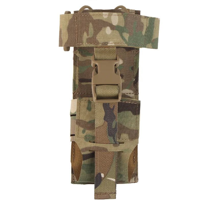 Camouflage MOLLE Radio Pouch Universal Protective Organizer for Outdoor Airsoft Vest Gear Survival Communication Accessories