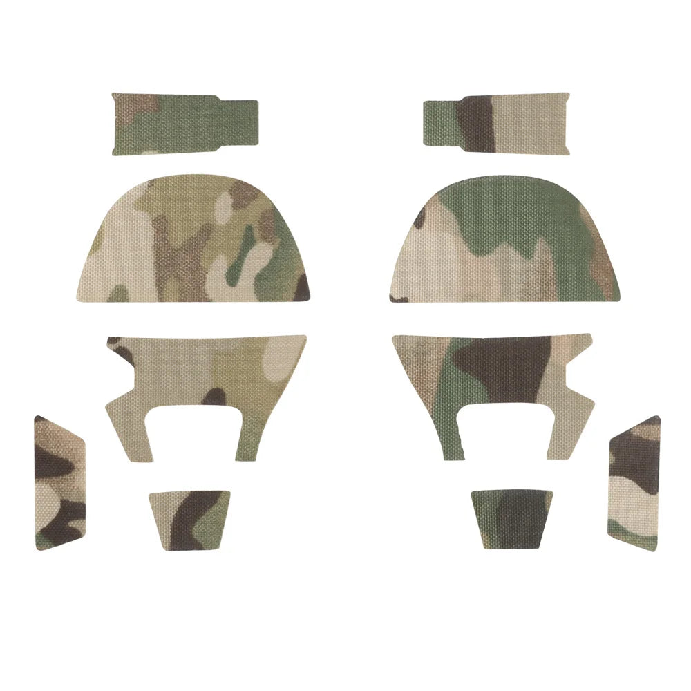 Tactical Headset Sticker Camouflage Magic Patch AMP for GEN 6(HD-17) Hunting Shooting Noise Canceling Headphone Active Earmuffs